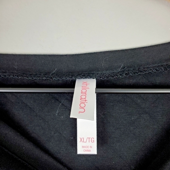 Xhilaration Black Quilted Crewneck XL BNWT - Picture 3 of 6